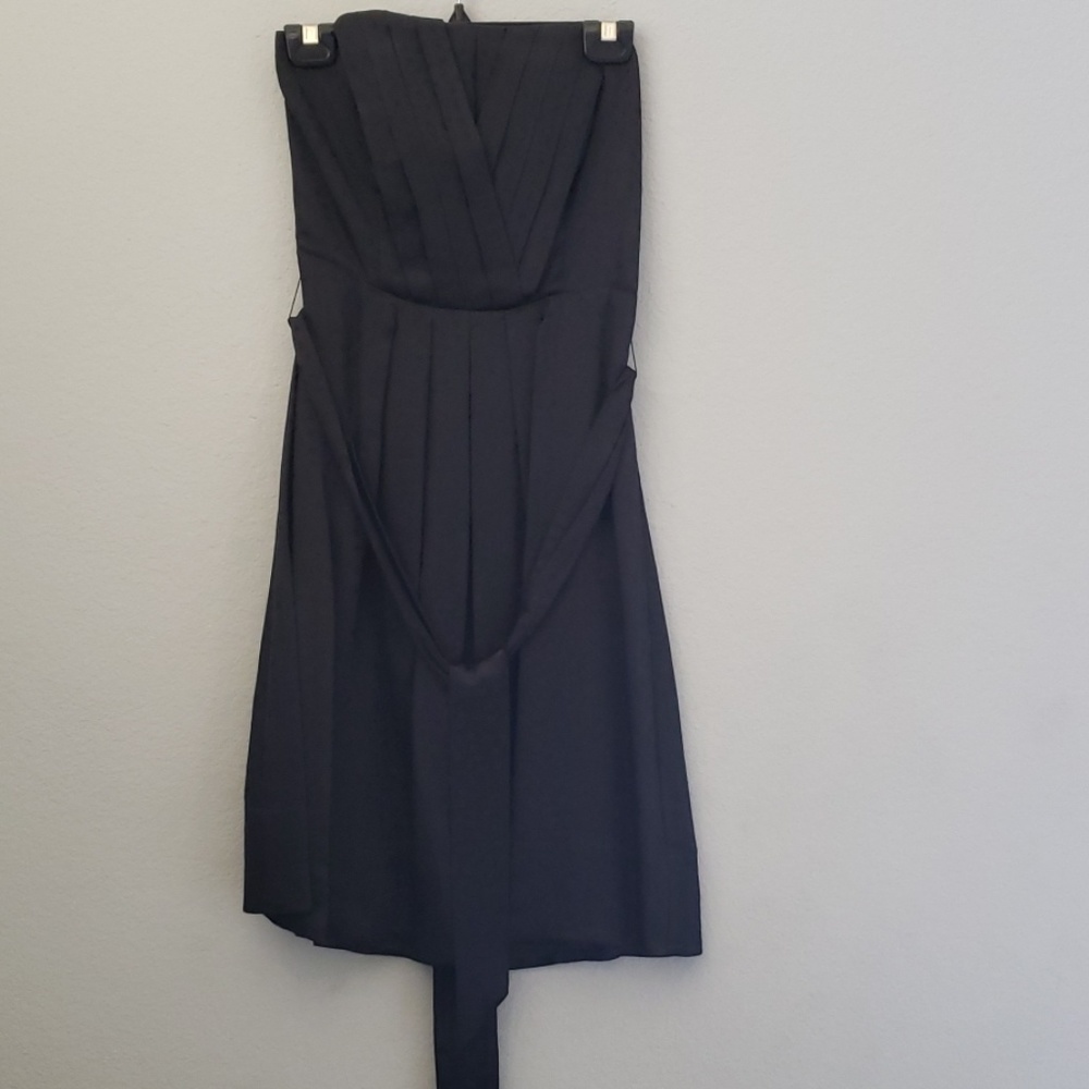 WHBM Strapless Silk Dress